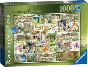 Пъзел Ravensburger от 1000 части - Живот на село