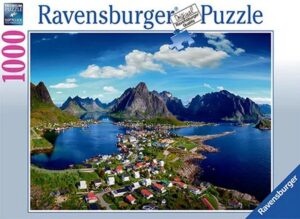 Пъзел Ravensburger от 1000 части - Лофотенски острови, Норвегия