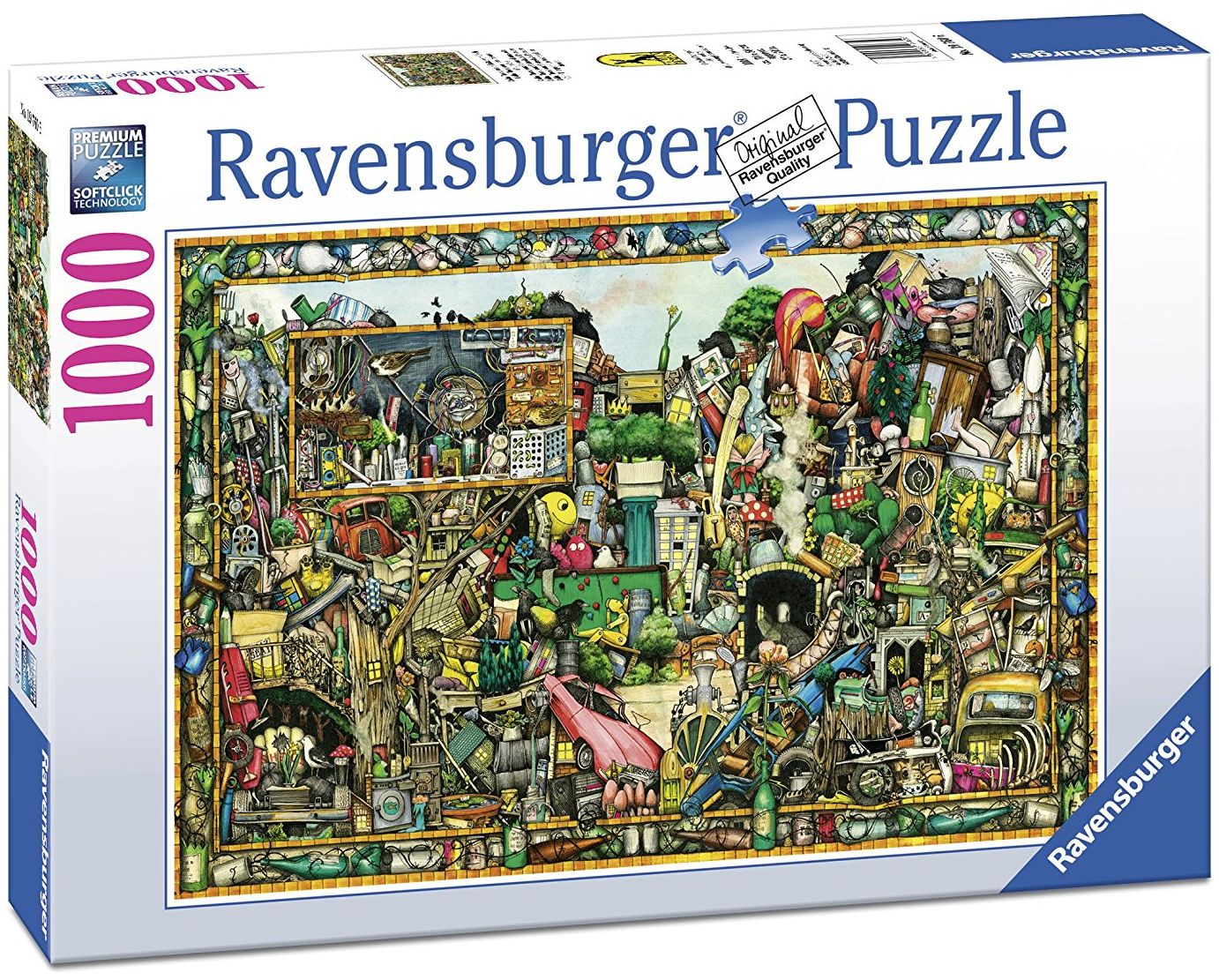 Пъзел Ravensburger от 1000 части - Съкровище, Колин Томпсън