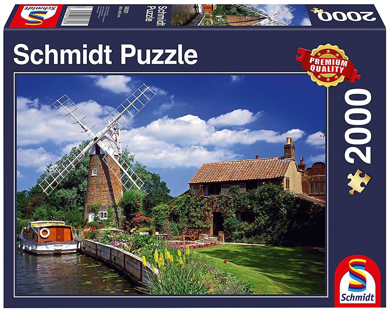 Пъзел Schmidt от 2000 части - Екскурзия с лодка