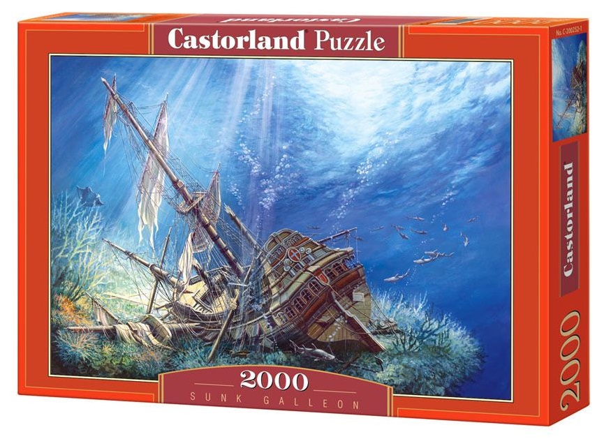###ДУБЛИРАН!!! Пъзел Castorland от 2000 части - Потънал кораб