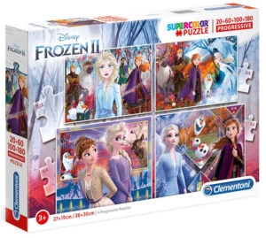 Пъзел Clementoni 4 в 1 - Замръзналото кралство 2