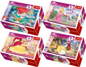 Мини пъзел Trefl от 54 части - Принцесите на Дисни, асортимент