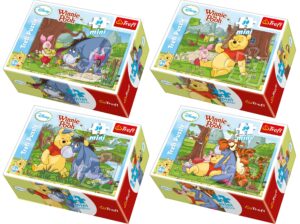 Мини пъзел Trefl от 54 части - Мечо Пух, асортимент