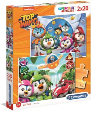 Пъзел Clementoni от 2 x 20 части - Top Wing