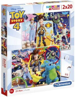 Пъзел Clementoni от 2 x 20 части - Играта на Играчките 4