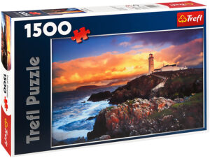 Пъзел Trefl от 1500 части - Фар в Ирландия