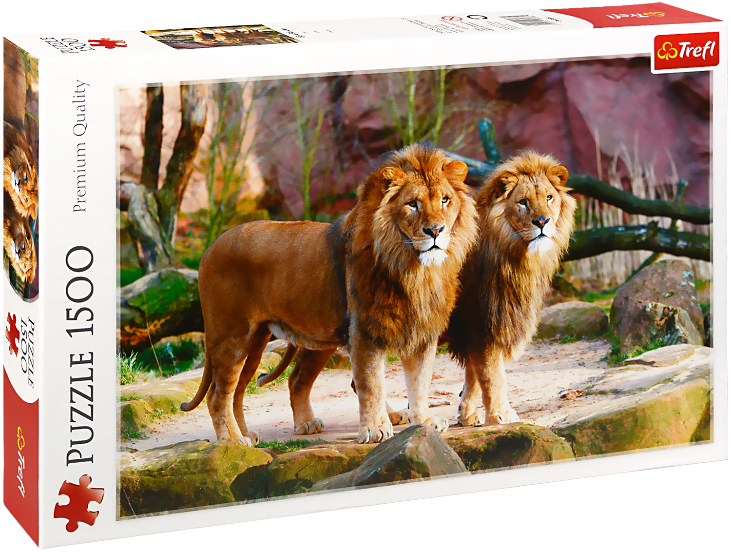 Пъзел Trefl от 1500 части - Лъвове