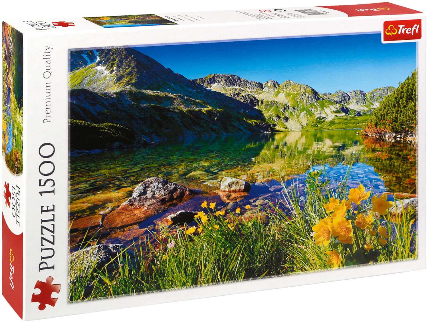 Пъзел Trefl от 1500 части - Езеро в Татрите