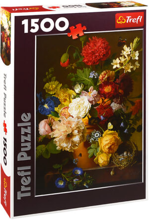 Пъзел Trefl от 1500 части - Ваза с цветя