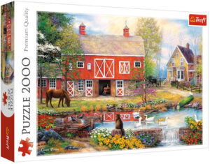 Пъзел Trefl от 2000 части - Селски живот, Чък Пинсън