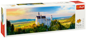 Панорамен пъзел Trefl от 1000 части - Замък Нойшванщайн