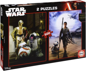 Пъзел Educa от 2 x 500 части - Междузвездни войни, Епизод VII