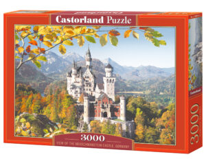 Пъзел Castorland от 3000 части - Гледка от замъка Нойшвайнштайн, Германия