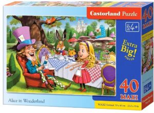 Пъзел Castorland от 40 XXL части - Алиса в Страната на чудесата