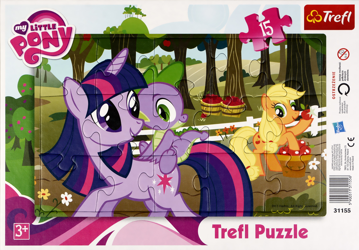 Пъзел Trefl от 15 части - В овощната градина