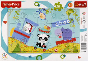 Пъзел Trefl от 15 части - Веселият влак