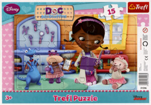 Пъзел Trefl от 15 части - Mакстъфинс На лекар