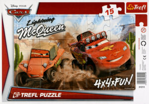 Пъзел Trefl от 15 части - Колите Състезание