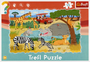 Пъзел Trefl от 15 части - Сафари