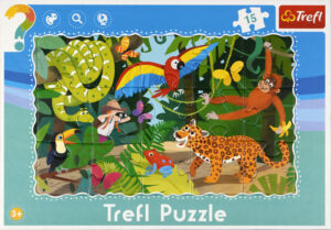 Пъзел Trefl от 15 части - Тропическа гора