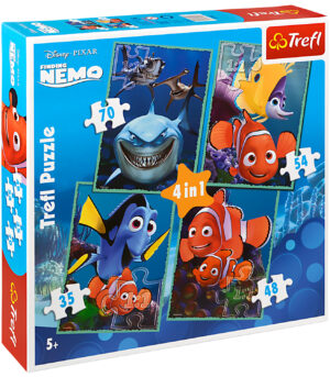 Пъзел Trefl 4 в 1 - Немо