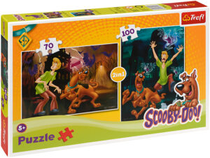 Пъзел Trefl 2 в 1 - Скуби Ду, Страховито