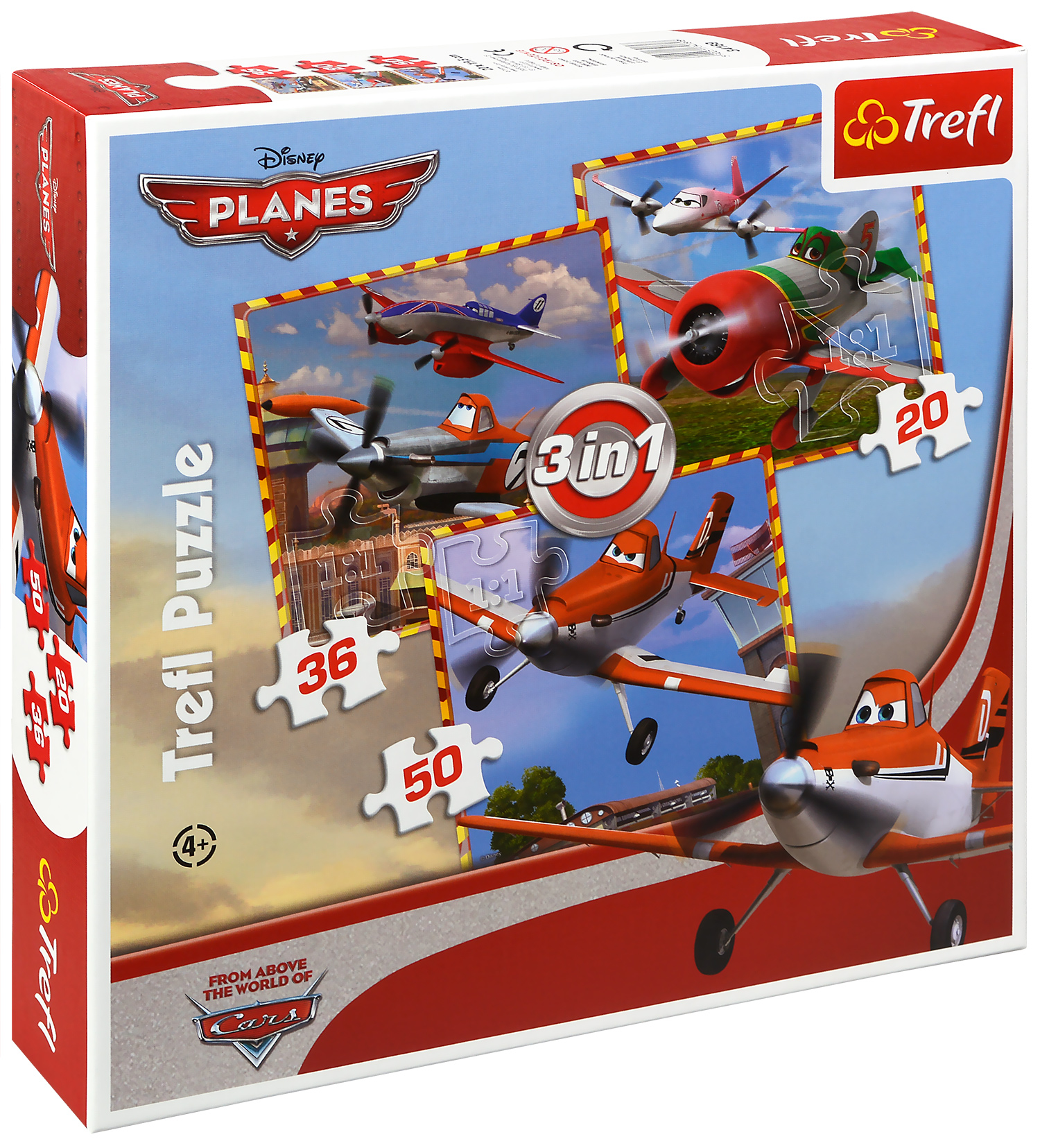 Пъзел Trefl 3 в 1 - Самолети