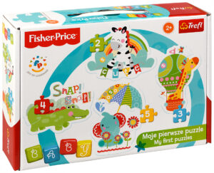 Бебешки пъзел Trefl Baby 4 в 1 - Тропическа гора