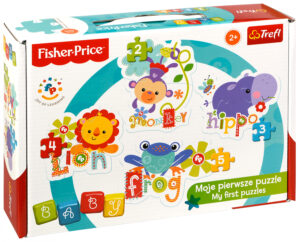 Бебешки пъзел Trefl Baby 4 в 1 - Тропическа гора