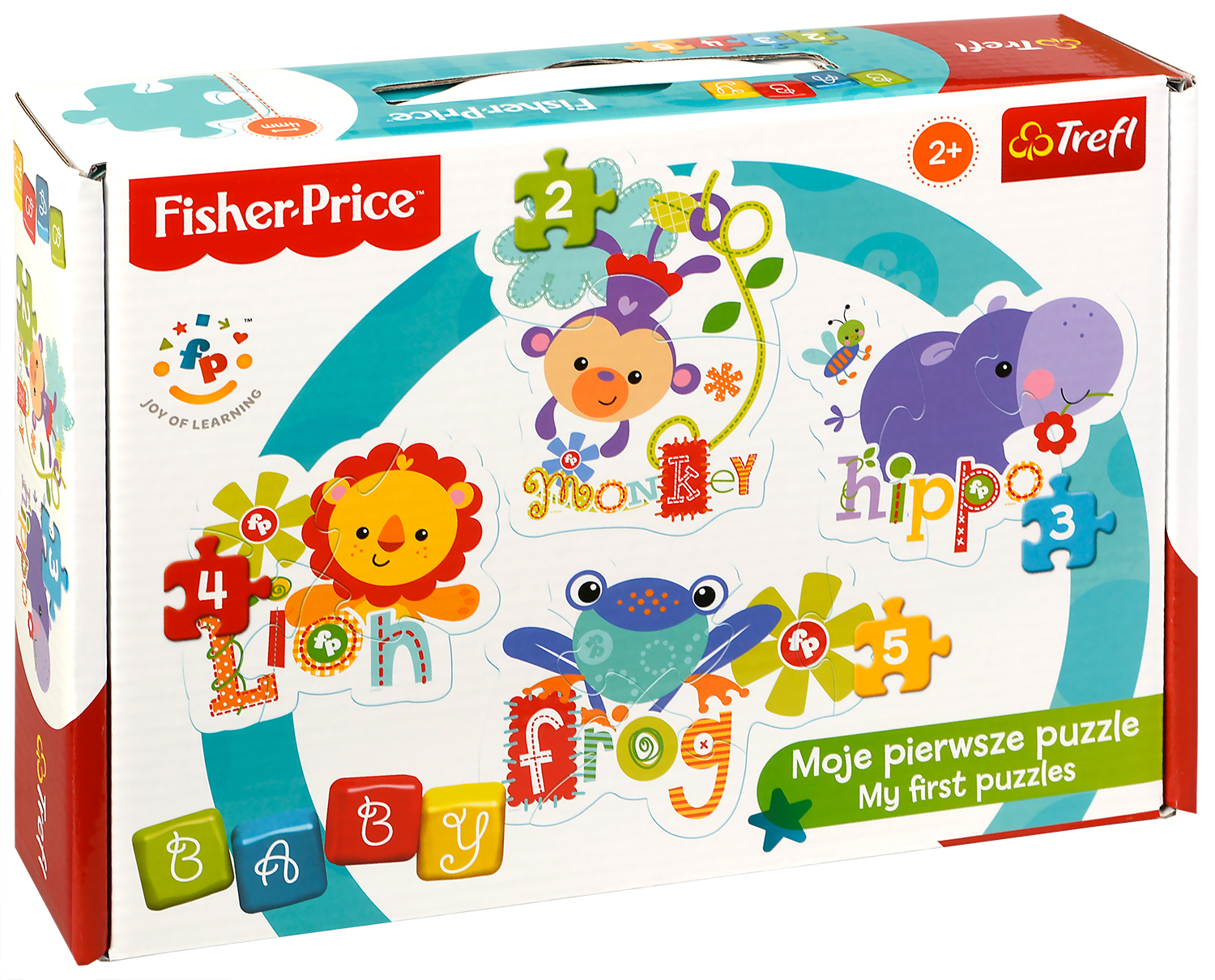 Бебешки пъзел Trefl Baby 4 в 1 - Тропическа гора