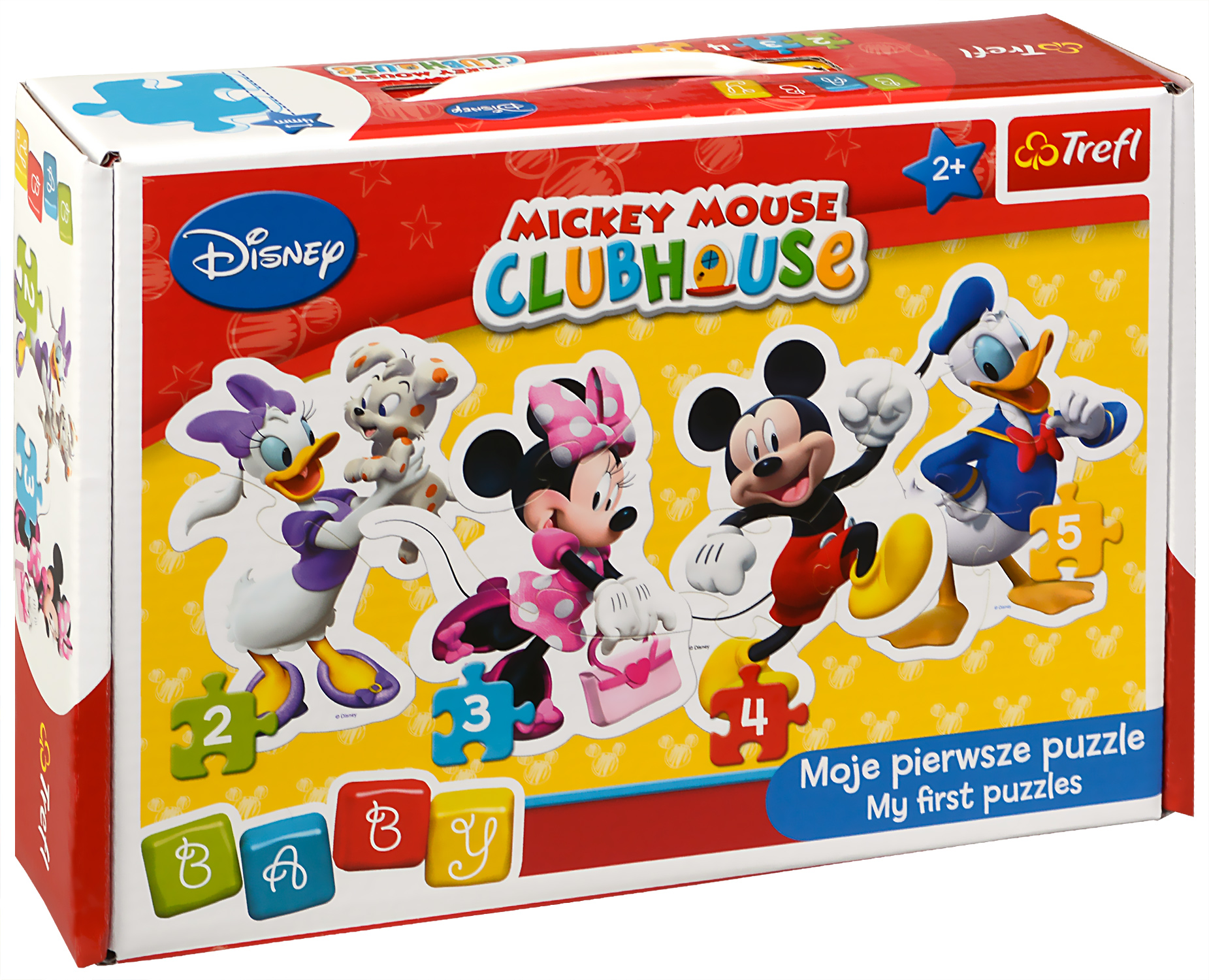 Бебешки пъзел Trefl Baby 4 в 1 - Мики Маус и приятели