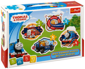 Бебешки пъзел Trefl Baby 4 в 1 - Томас и приятели