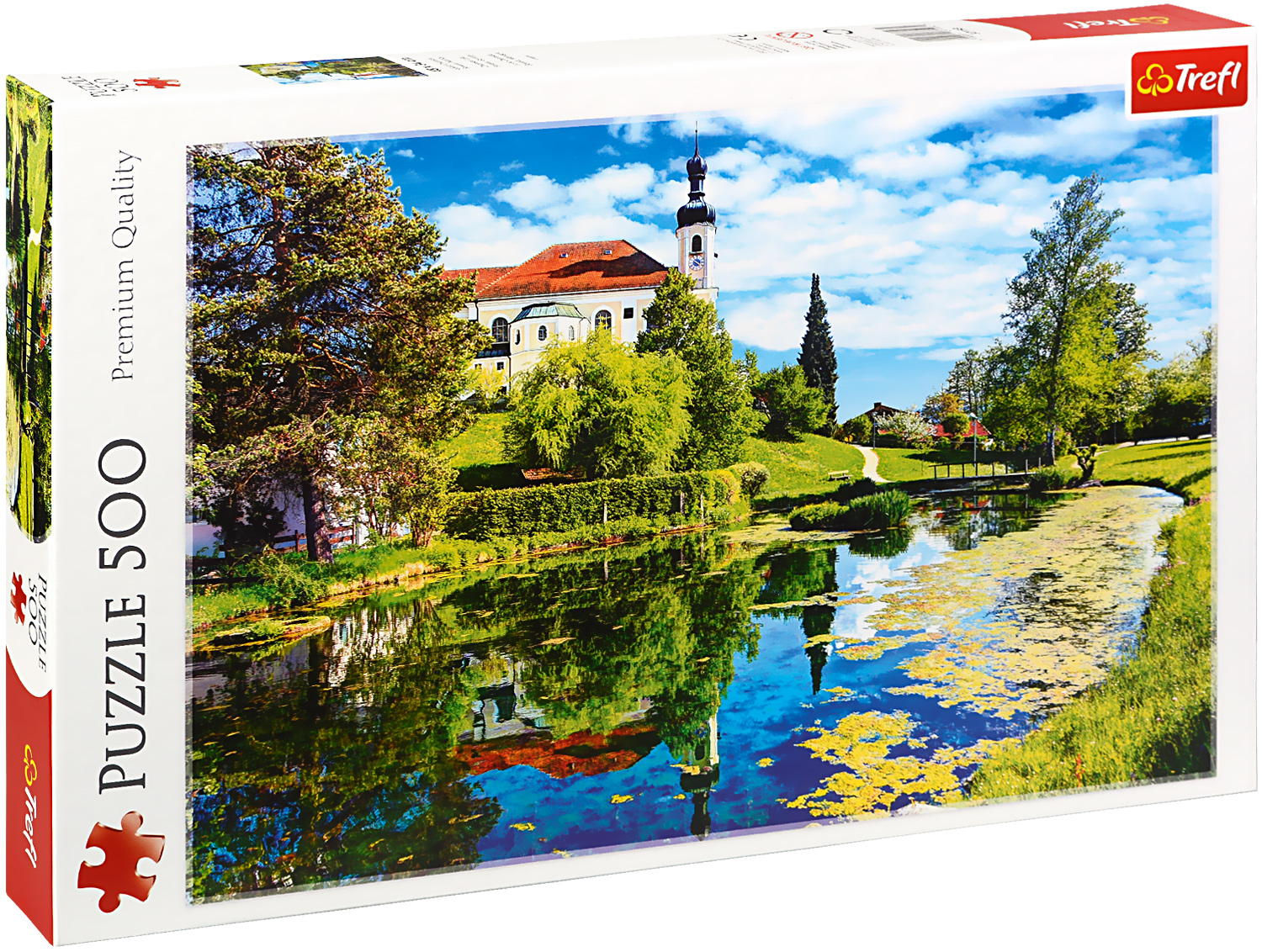 Пъзел Trefl от 500 части - Езерото Кимзее, Бавария