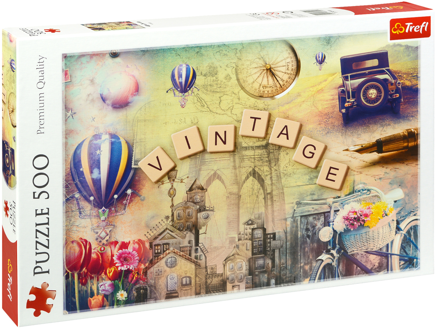 Пъзел Trefl от 500 части - Ретро