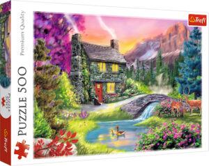 Пъзел Trefl от 500 части - Идилия в планината