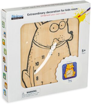 3D пъзел-часовник Robo Time - Куче