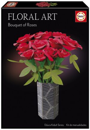 3D пъзел Educa - Букет от рози