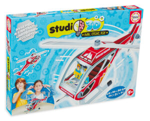 3D пъзел Educa от 57 части - Хеликоптер