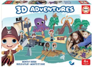 3D пъзел Educa - Приключенски пирати