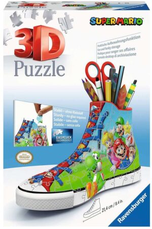 3D Пъзел Ravensburger от 108 части - Обувка, Супер Марио