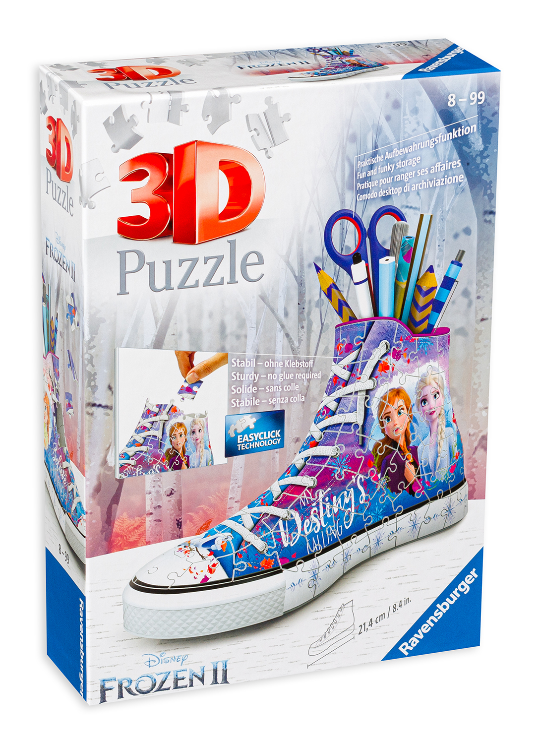 3D Пъзел Ravensburger от 108 части - Замръзналото кралство 2