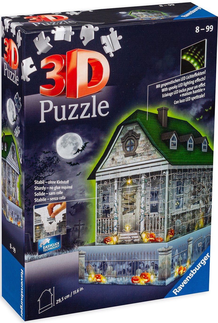 3D Пъзел Ravensburger от 216 части - Къщата на духовете