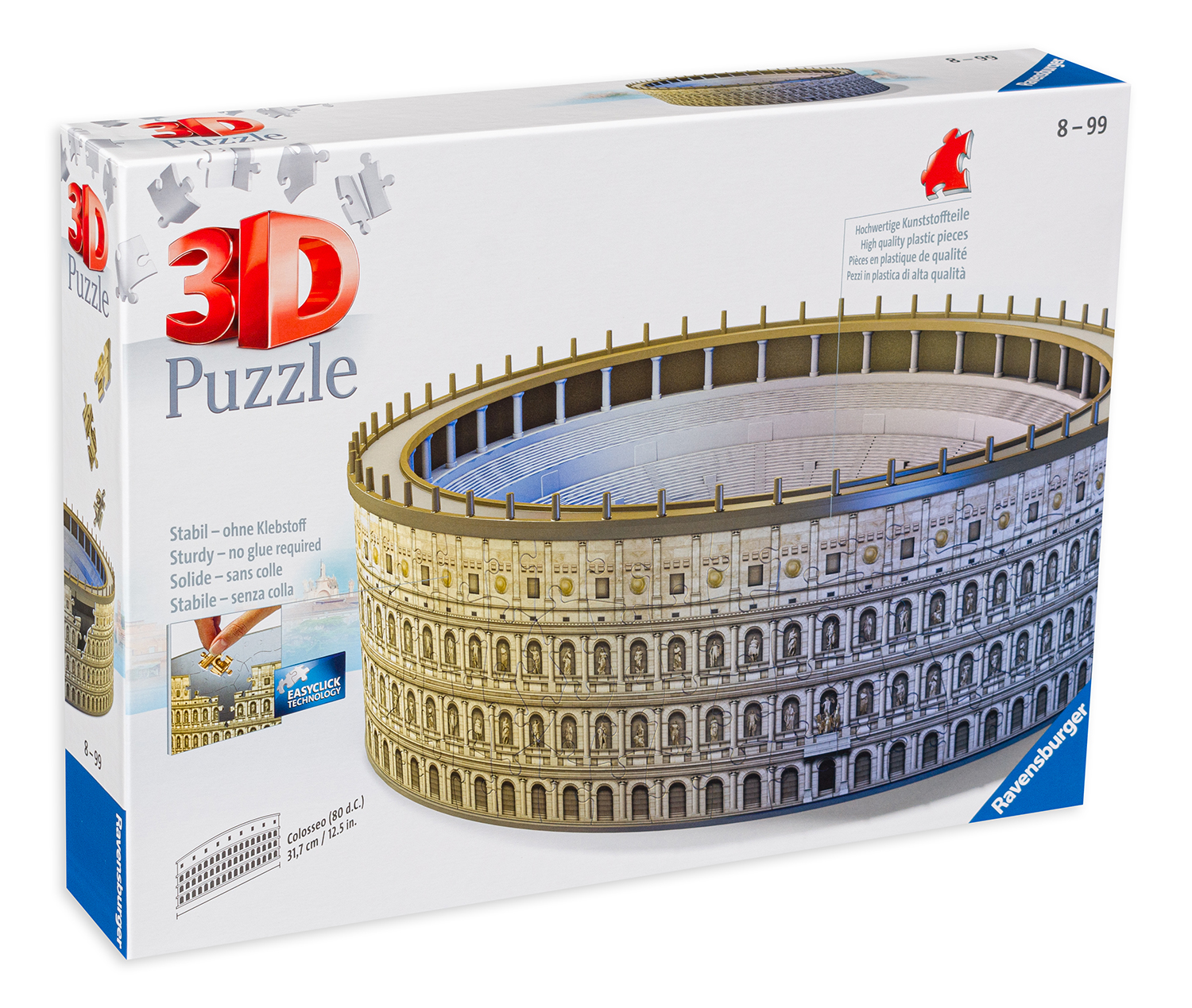 3D пъзел Ravensburger от 216 части - Колизеумът в Рим