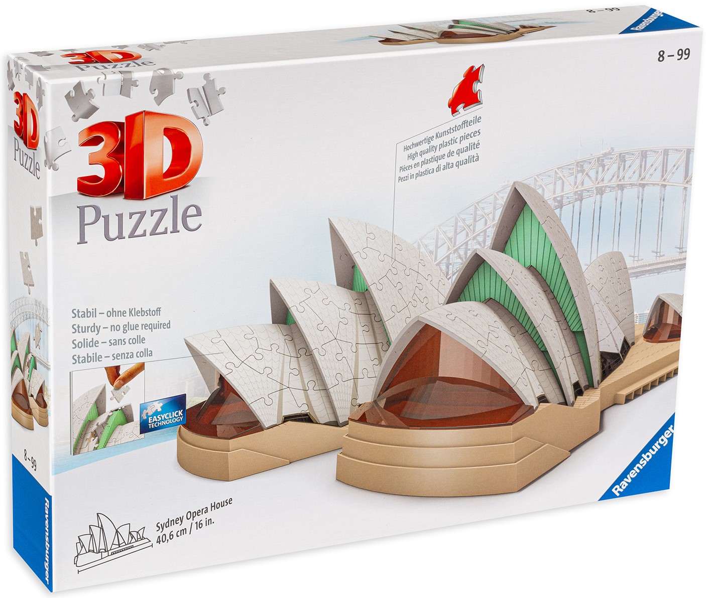 3D Пъзел Ravensburger от 216 части - Операта в Сидни