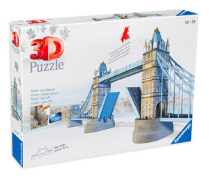 3D пъзел Ravensburger от 216 части - Тауър Бридж, Лондон