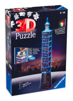 3D Пъзел Ravensburger от 216 части - Тайпе, светещ
