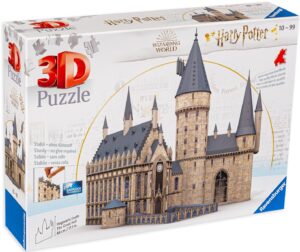 3D Пъзел Ravensburger от 540 части - Хари Потър, Хогуортс