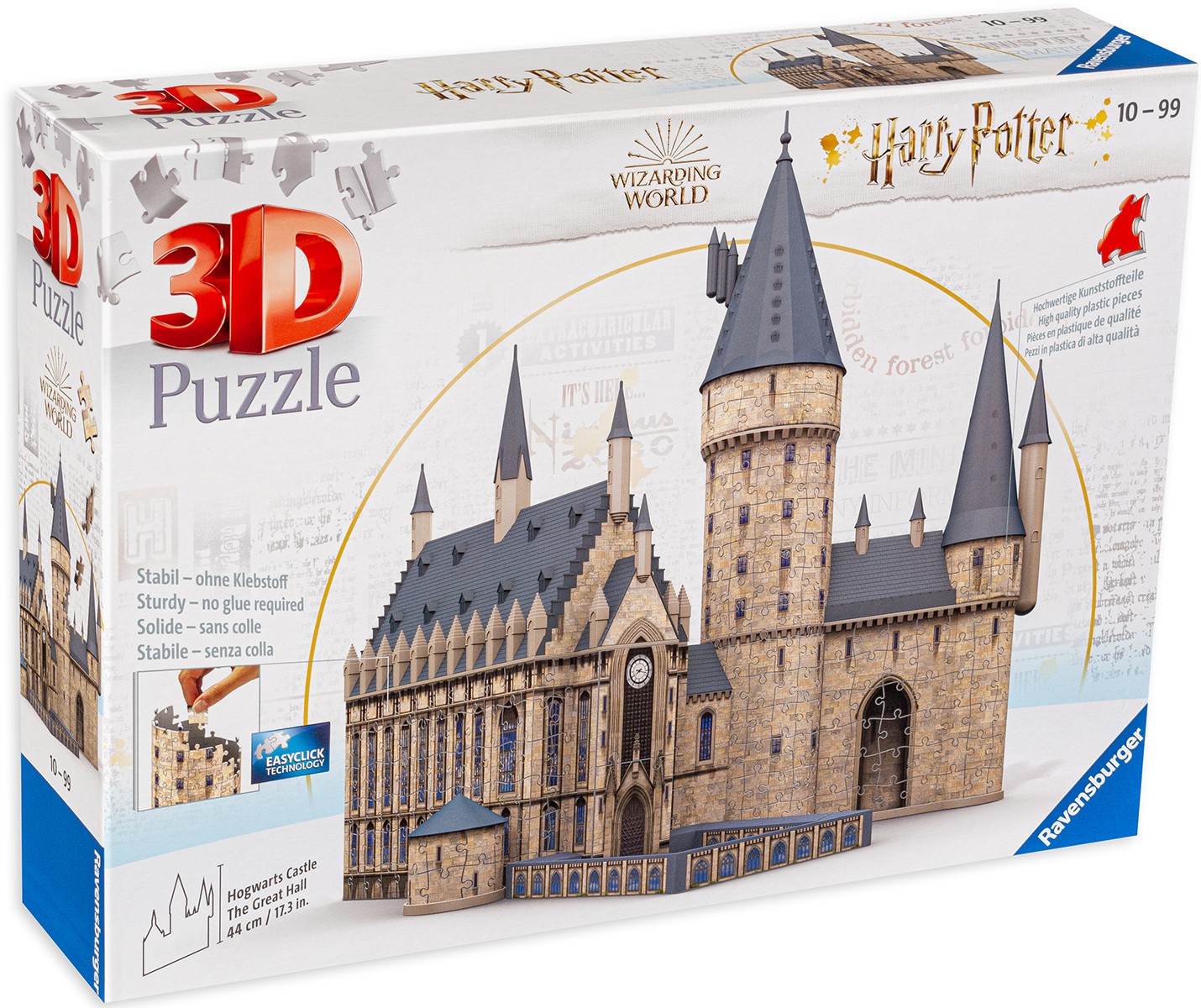3D Пъзел Ravensburger от 540 части - Хари Потър, Хогуортс