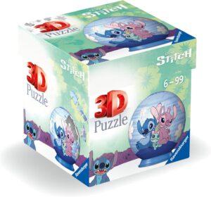 3D Пъзел Ravensburger от 54 части - Disney: Stitch & Angel